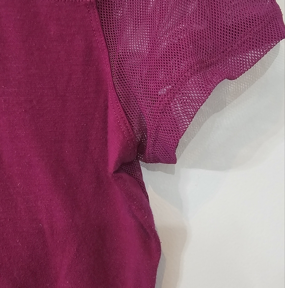 Victoria’s Secret Sport Violet Mesh Tee - Picture 3 of 5